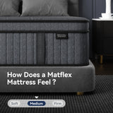 King Hybrid Mattress with Excellent Support, Relieve Back Pain, Pocket Spring