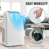 12,000 BTU Dual Hose Portable Air Conditioner 3-in-1 AC Unit w/ Remote