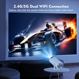 HD Native 720P 290 ANSI BT5.4 Android 14 Home Theater Outdoor Projector