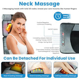 Full Body Massage Mat with Heat Vibration Massage Pad for Back Neck