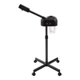 800w Facial Steamer 360° Skin Care Equipment Steamer Black Floor Standing Warm Steam