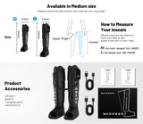 Leg Massager Air Pneumatic Compression Boots Athlete Pump Controller