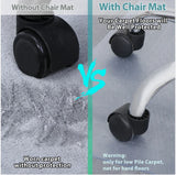 Transparent Wheelchair Cushion  Scratch Resistance Convex Nail Bottom Slippery Office Rolling Chair Mat
