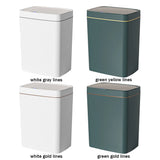15/18L Smart Sensor Trash Can Quiet Automatic Trash Bin Rechargeable
