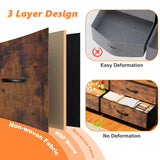 EnHomee 55" Wide Smart Dresser with LED Lights & Power Outlets