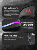 Backlit Vertical Ergonomic Mouse 2.4G Wireless Mouse with Joystick