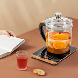 1.8L Electric Glass Tea Kettle - Multifunction Hot Water Boiler with Keep Warm & 6 Temp Settings