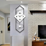 Swing Quartz Silent Modern Large Pendulum Wall Clock, 27.5" - Home Decor