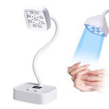 Wireless Nail Lamp LED UV Nail Dryer Rechargeable With Auto Sensor Touch Control Fast Drying Nail Light 360°