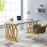 Tribesigns Modern Office Desk, 70.9" Wooden Computer Desk