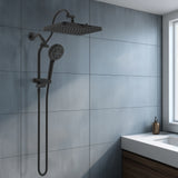 Upgraded 13'' Shower Head Combo, High Pressure 5 Spray Rainfall Showerhead, 10 Spray Mode Handheld,