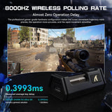ATTACK SHARK R5 Ultra 8K Carbon Fiber Wireless Gaming Mouse with 42000 DPI-PAW3950 MAX Sensor