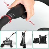 Portable Shopping Cart Multifunctional Collapsible Grocery Cart Removable Basket Personal Shopping Cart