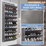 30 Pairs 10-Tier Hanging Rack with Deep Pocket for Closet Storage