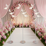 150cm Butterfly LED Floor Lamp 3 Pack, Gold/Silver Wedding Decor,