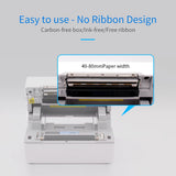SIHAO 40-80mm Wireless Thermal Label Printer, Bluetooth Portable For Shipping Logistics Freight Barcode Labels
