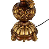 European Gold Table Lamp, 100-260V Bedside Desk Light, Table Lamp