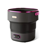 Portable Washing Machine With Spin Dryer, Fully Automatic 13L Folding Mini Washing Machine