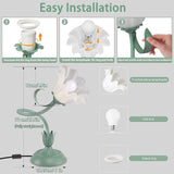 3 Color Temperatures Nightstand Lamp W/ E26 LED Bulb for Bedroom Office