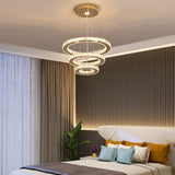 French luxury crystal chandeliers Hall living room Led ceiling lamp pendant ceiling light Room Kitchen Dining table decoration ﻿