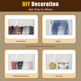 20PCS/24PCS Foldable Flip Shoe Boxes Set Shoe Rack Stackable Storage Container Plastic Clear Shoe Case