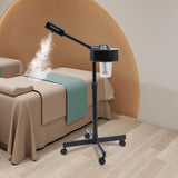 800W 110V Single Tube Hot Facial Steamer Black Professional Spa Beauty Salon Face