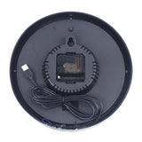 LED Indoor/Outdoor Wall Clock Remote Control, Night Lighting, 7 Colors Backlight