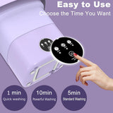 Mini Foldable Washer Portable Washing Machine Spin Dryer Washer For Camping Travel Home Underwear Sock