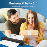 Portable Printer Wireless Inkless Thermal Printer A4 Bluetooth