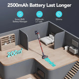 Wireless Handheld Vacuum Cleaner ,45000PA Suction,Touch Screen for Home