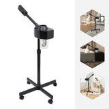 800W 110V Single Tube Hot Facial Steamer Black Professional Spa Beauty Salon Face
