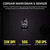 High-Precision 33K DPI Wireless Gaming Mouse with 16 Customizable Buttons