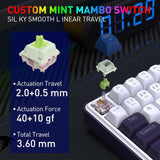 Redragon K744 PRO 99 Keys Wireless Gasket RGB Gaming Keyboard, 3-Mode Mechanical Keyboard w/Hot-Swap Socket