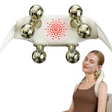 Neck Massager for Pain Relief Deep Tissue Shiatsu Neck and Shoulder Massager with Heat Flex Design for Relaxation and Muscle Re