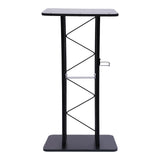Ergonomic Curved Podium Floor-Standing Pulpit Lecture Podium
