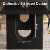 Tribesigns Modern Dining Table for 6 to 8 People, 71" Large Kitchen Dining Table