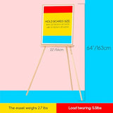 Wood Easel Stand for Display: Wooden Display Tripod Stand for Posters Pictures Paintings