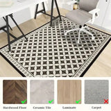 Office Chair Mat for Hardwood Floor 60"x45" Easy Glide Computer Desk Mat
