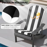 50x20 Inch Adirondack Chair Cushions Set of 2 Outdoor Rocking Chair Cushions