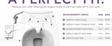 Bidet Attachment for Toilet, Non-Electric Bidet Ultra-Slim Dual Nozzle (Feminine/Rear Wash),