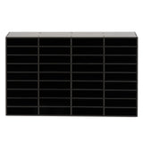 36 Compartment Literature Organizer, Rounded Corners Storage Cabinet,for Files