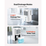 35 Pint Smart Dehumidifier for Home Basement Low Noise Humidity Control