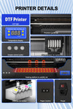 US EU Stock A4 XP600 DTF Printer For Epson L805 R1390 T shirt Printing Machine