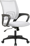 PayLessHere Black Mesh Office Chair Adjustable Lumbar Support Armrest