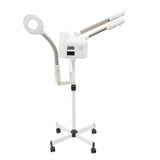 750W Professional 3-in-1 Dual-Head Facial Steamer w/LED Light & Magnifying Glass,