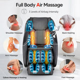 2026 AI APP Control Shiatsu Zero Gravity Massage Chair with Foot Roller