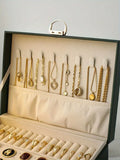 1PC Necklace Earrings Jewelry Storage Organizer Box, Ideal choice for Gifts