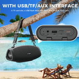 W-KING X10MIC Portable Loud Bluetooth Speakers (120W PEAK)70W, Wireless