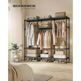 Clothes Rack, Portable Closet, Heavy Duty Wardrobe Closet Organizer
