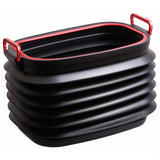 37L Car Trash Can with Handle Foldable Telescopic Bucket Portable Car Trunk Organizer Car Rubbish Bin